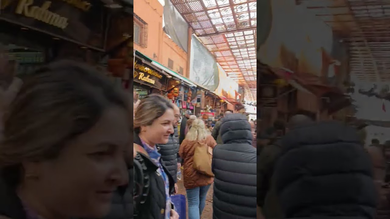 Marakeş sokakları