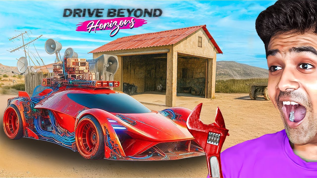 BUILDING MY OWN CAR IN ABANDONED WORLD! 😱 DRIVE BEYOND HORIZON GAMEPLAY EP1