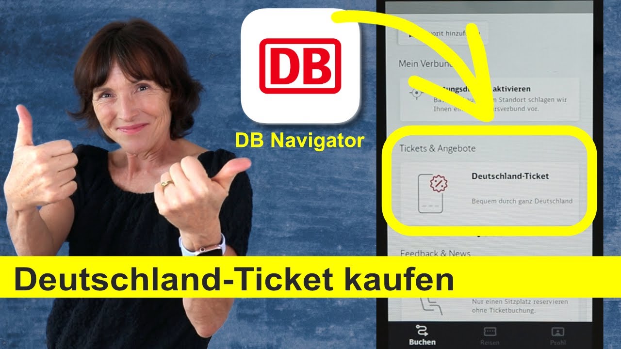 Deutschland-Ticket: Mit der App DB Navigator und Online-Banking das Abo starten.
