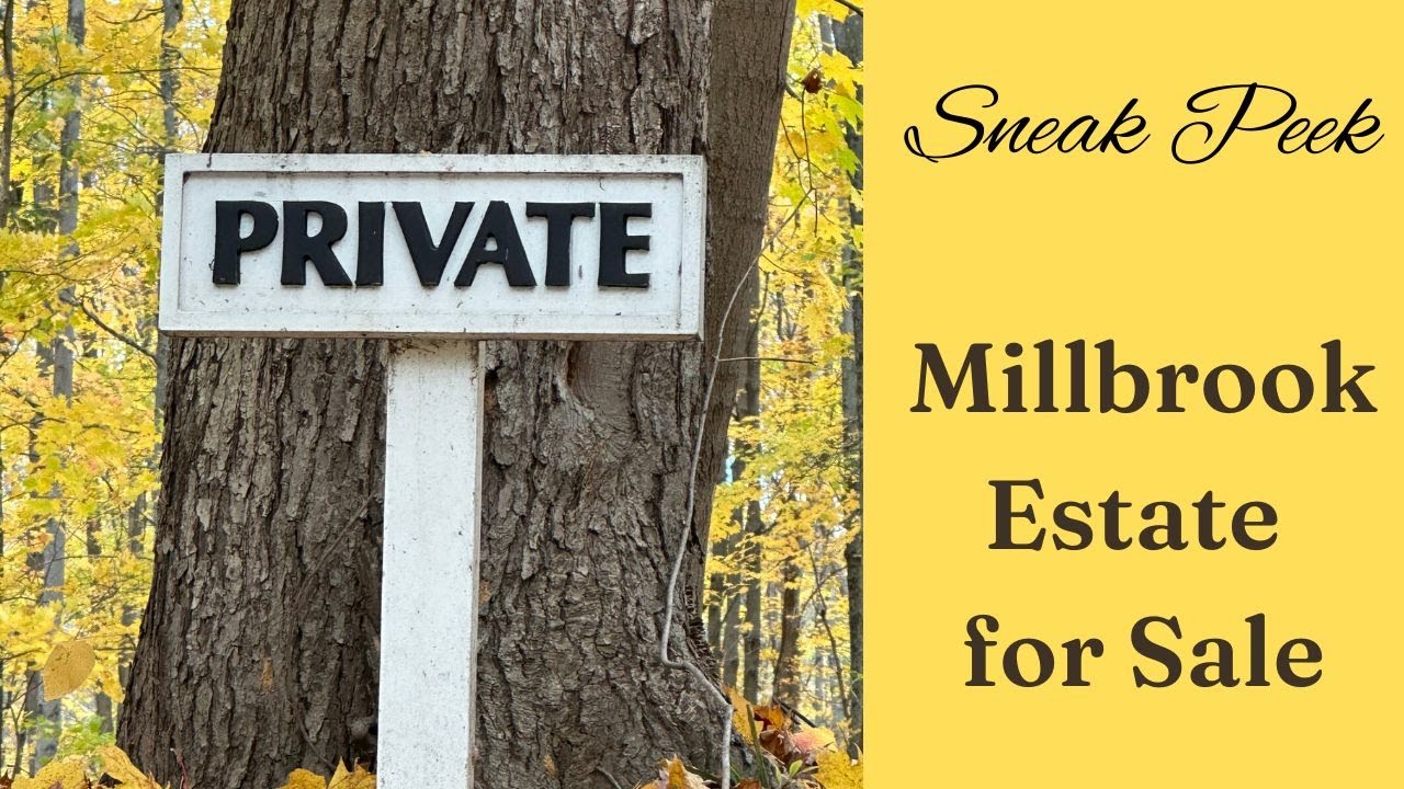 Millbrook Estate for Sale - Private 100 acre setting with Catskill Mountain views.