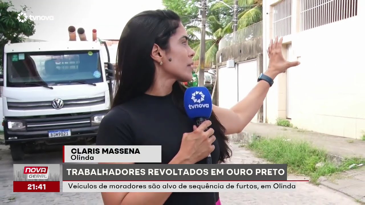 Veículos são alvo de furtos e causam revolta em Ouro Preto, Olinda