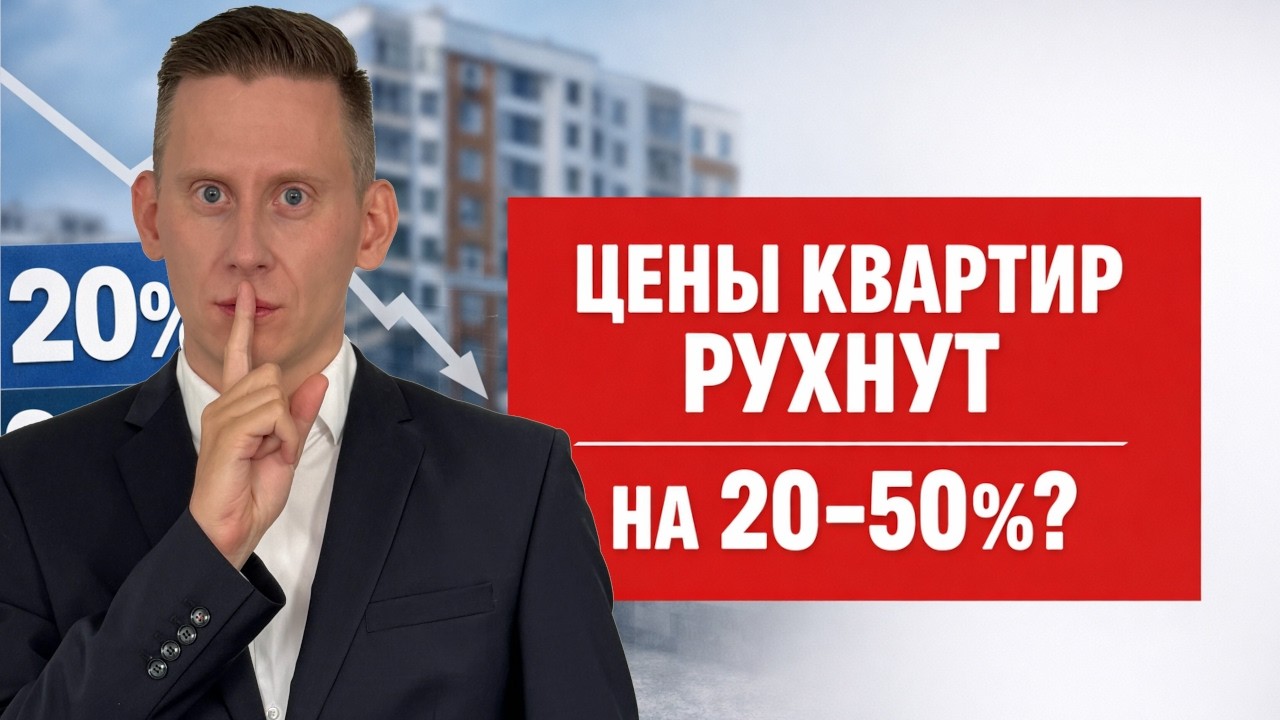 Почему квартиры могут подешеветь на 20-50%: доходы, ипотека, демография