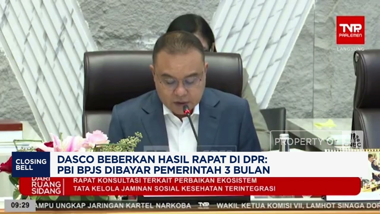 Dasco Beberkan Hasil Rapat di DPR: PBI BPJS Dibayar Pemerintah 3 Bulan