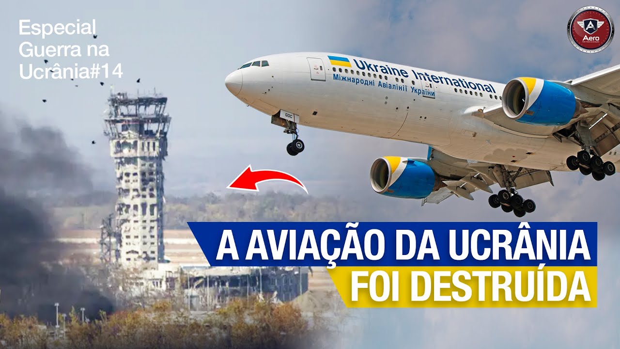A destruição da AVIAÇÃO CIVIL da Ucrânia 🇺🇦