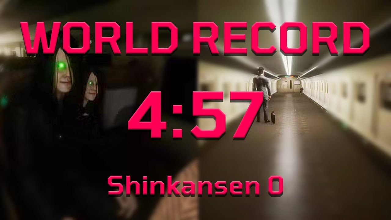 Shinkansen 0 | 新幹線 0号 Speedrun World Record 4:57 Ending 1 Chilla's Art