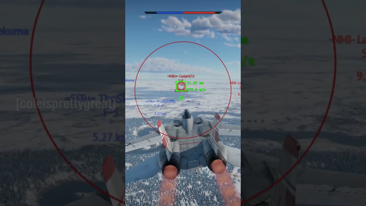 радарные ракеты в War Thunder