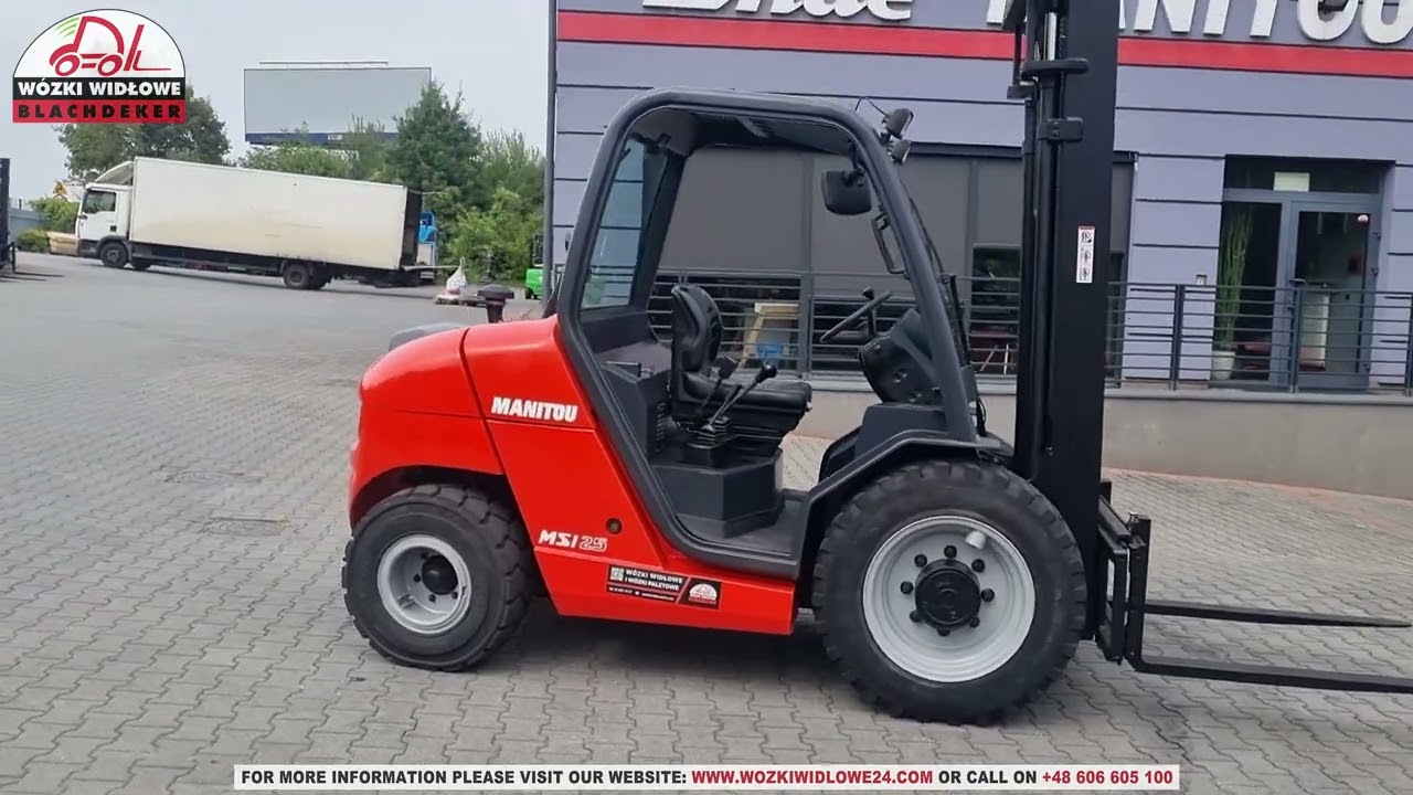 Terenowy wózek widłowy Manitou MSI25 2018 BD-2208