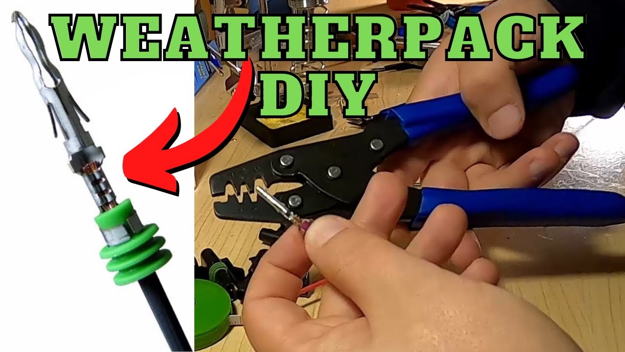 Как обжимать разъемы Weatherpack с помощью Seal-All / Delphi Crimper