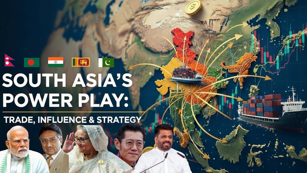 South Asia: Power Struggle & Geopolitics Explained | दक्षिण एशिया में शक्ति संघर्ष और भू-राजनीति