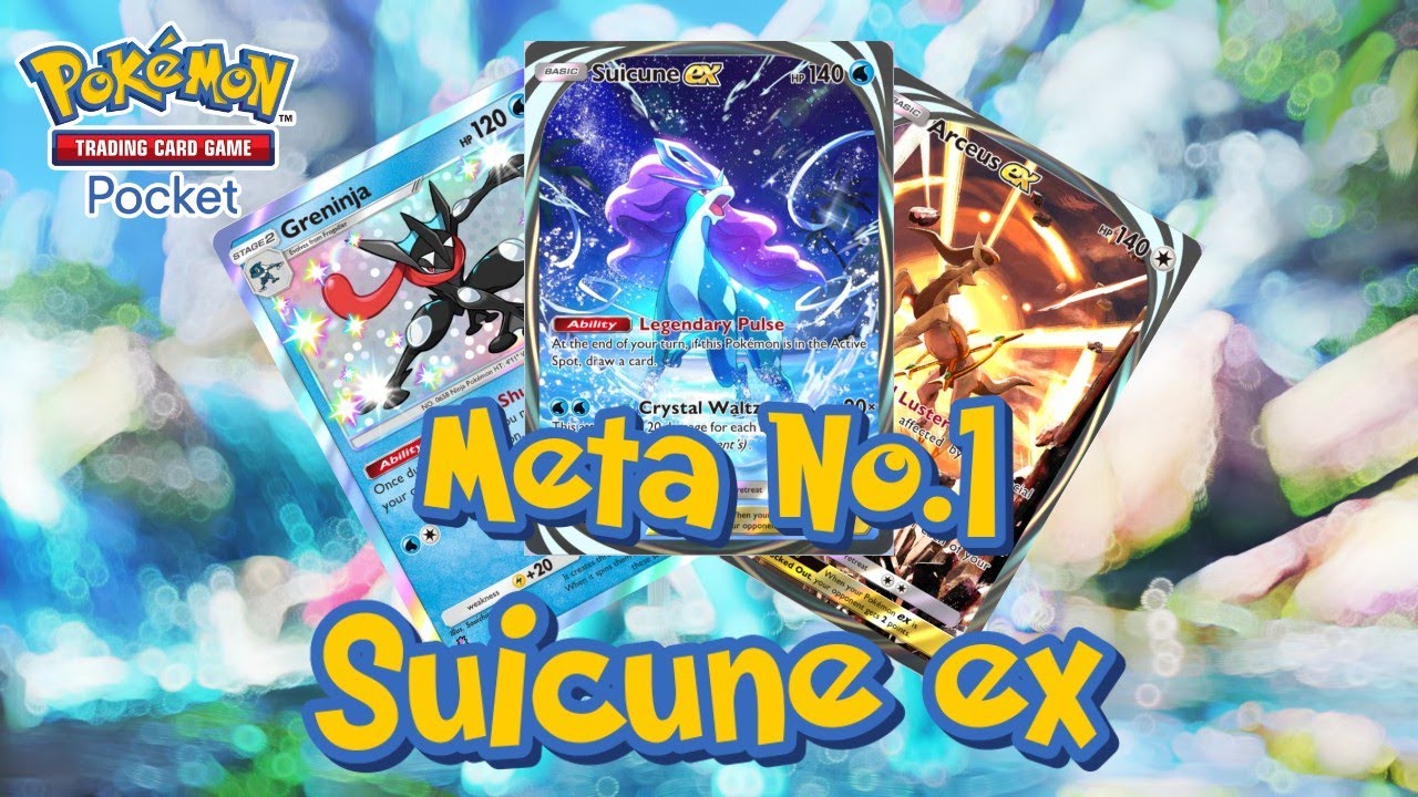 แนะนำเด็ค Suicune ex เมต้า No.1 | Pokémon TCG Pocket