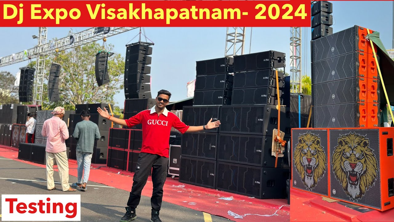 Dj Expo Visakhapatnam - 2024 | JBL Ahuja Atipro | Stan Light |Dj Market Visakhapatnam Andhra Pradesh