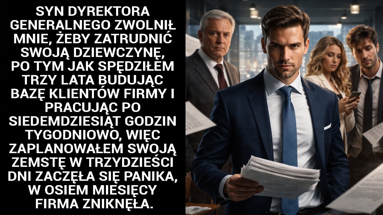 Syn Dyrektora Generalnego Zwolnił Mnie, Żeby Zatrudnić Swoją Dziewczynę, Po Tym Jak Spędziłem...