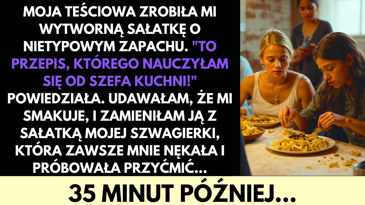 „Wyszukana” Sałatka Teściowej Dziwnie Pachniała; Zamieniłam Ją Na Sałatkę Szwagierki — Szok...