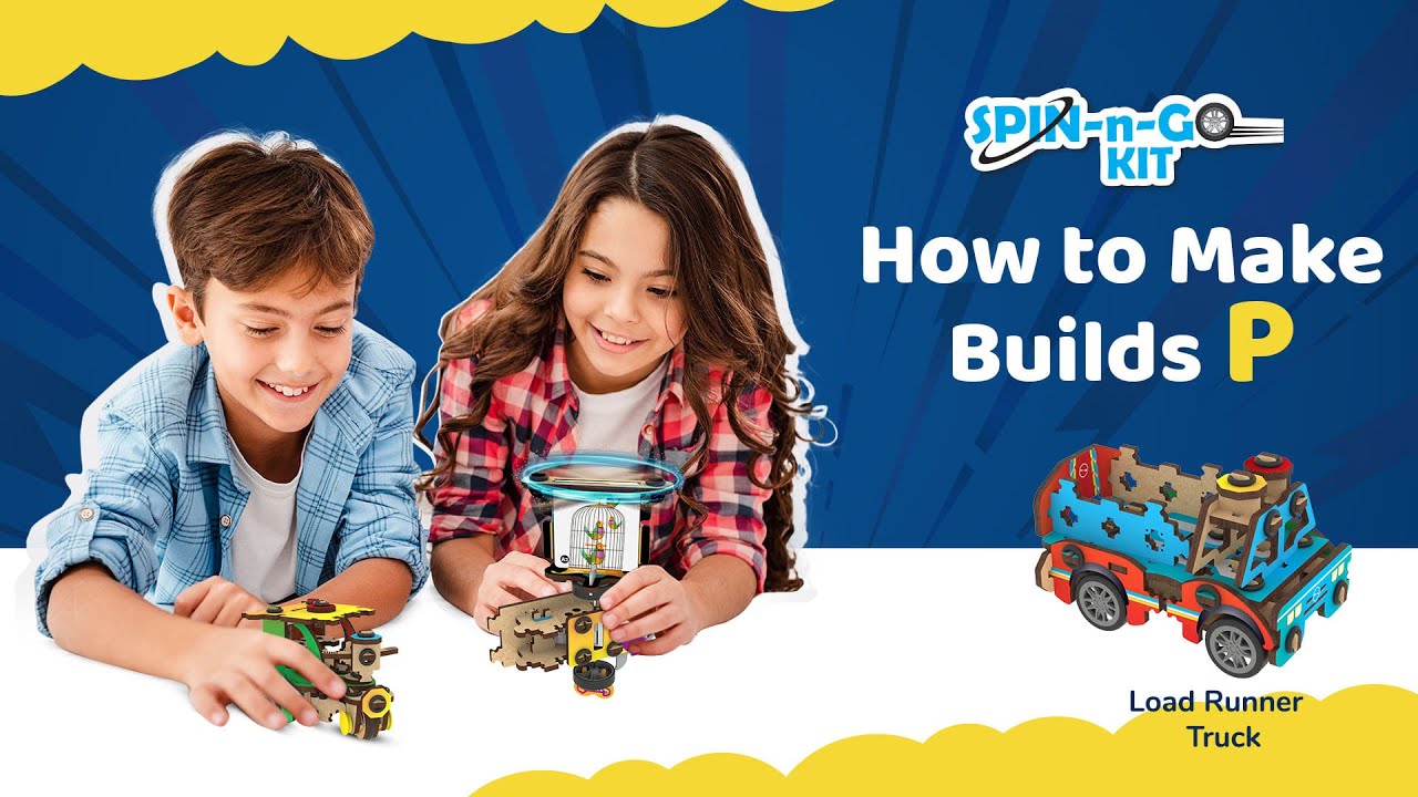 SMARTIVITY | Spin &lsquo;n' Go Kit | How to Make | Build P:Load Runner Truck