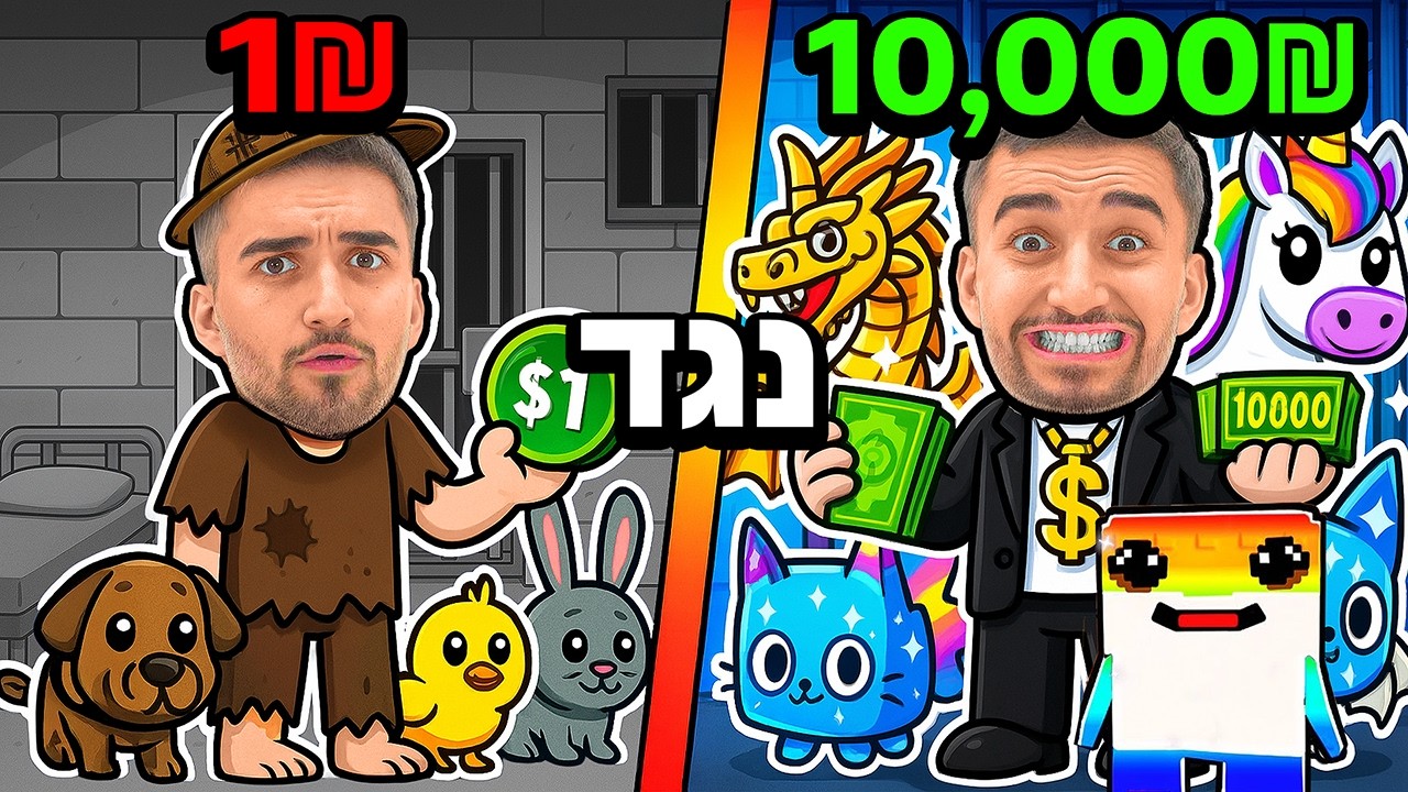 בסיס ב1₪ VS בסיס ב10,000₪ (בסטיל א בריינרוט)