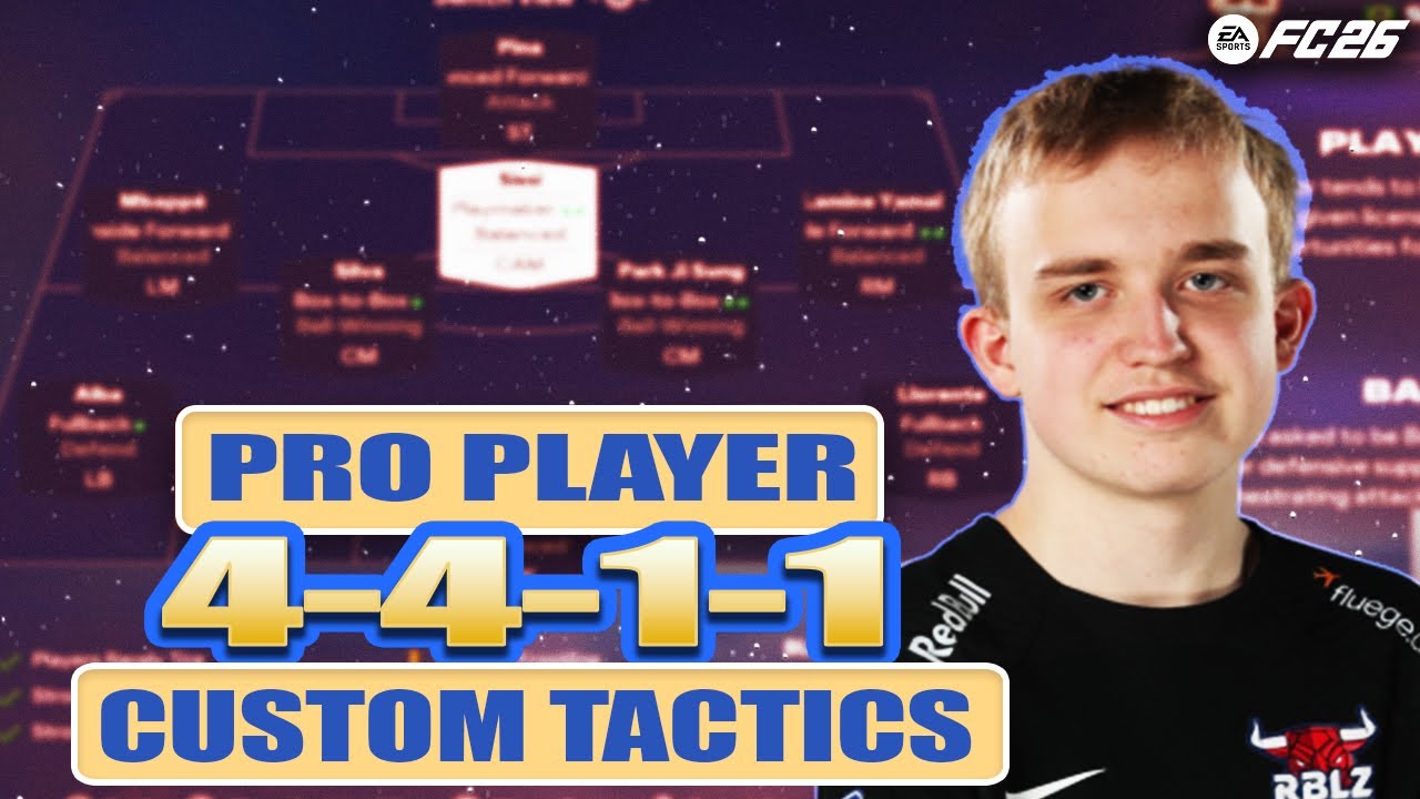 eEUROS CHAMPION PRO PLAYER ANDERS VEJRGANG META 4411 FORMATION CUSTOM TACTICS | FC 26 ULTIMATE TEAM