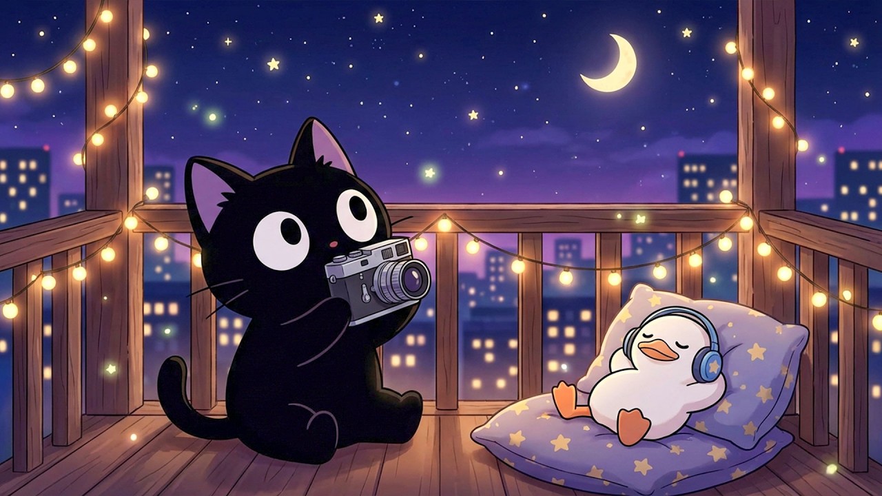 You don’t have to carry it all tonight. 🌼 Cozy Lo-fi Jazz for Study, Focus