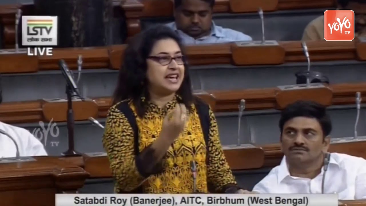 Actress Satabdi Roy Remarkable Speech On Budget 2019 in 17th Lok Sabha |Parliament | YOYO TV Kannada