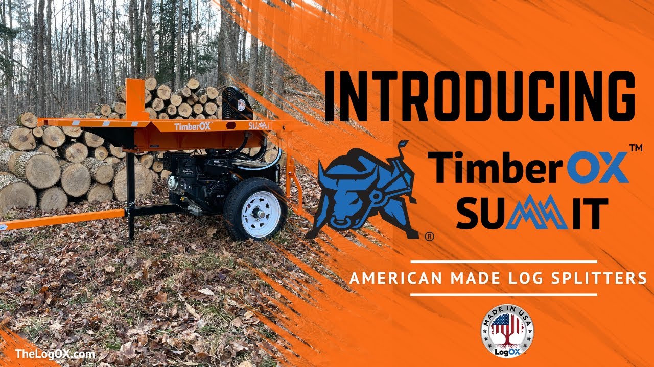 TimberOX Summit Log Splitter - Revolutionizing Firewood Home Production! (4K UHD)