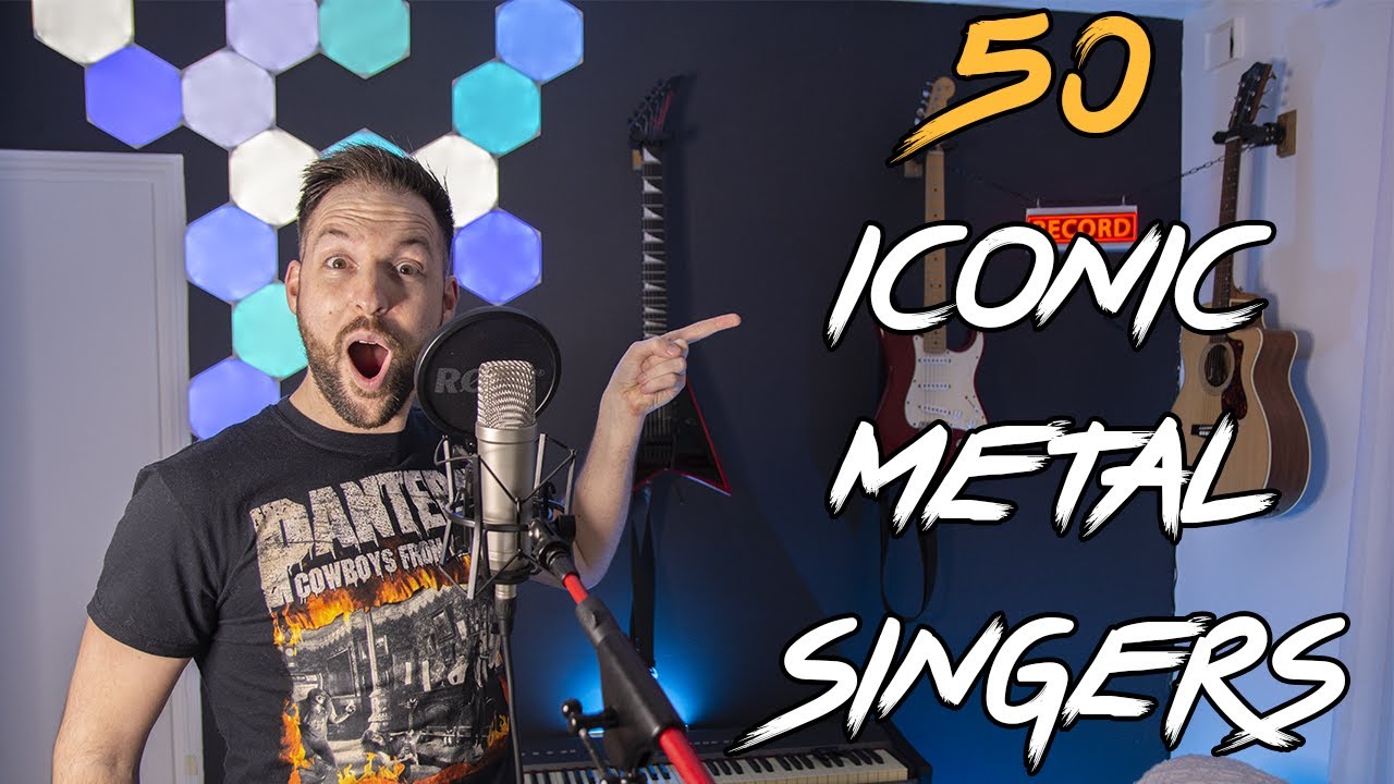 50 Iconic Metal Singers - The ULTIMATE List !