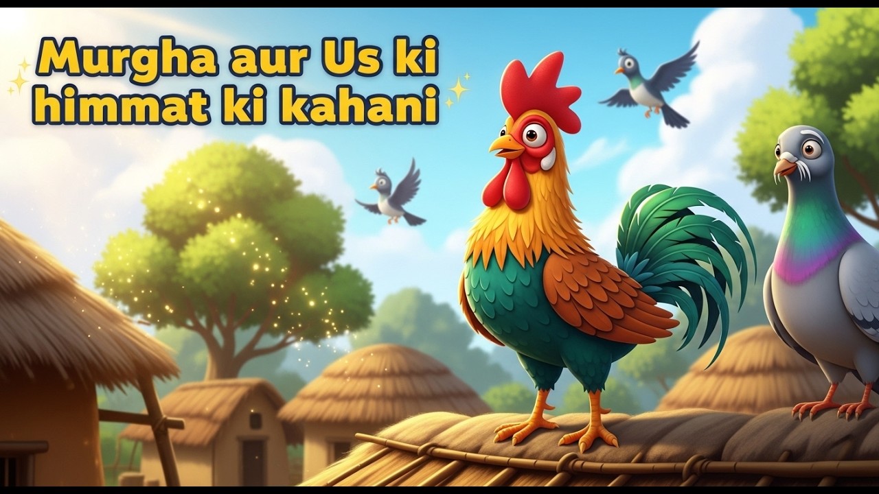 Chamko Murgha Ki Kahani | Kids Moral Story | Learn About Shukar Aur Ghurur | Urdu Cartoon Story