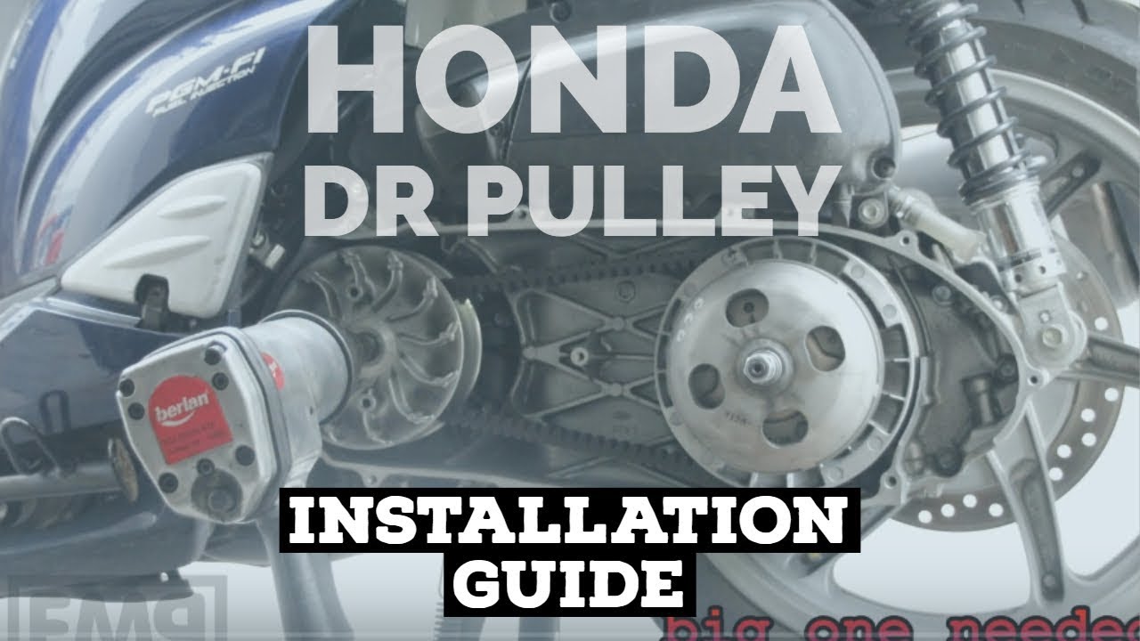 HOW2 install Dr. PULLEY roller | Honda SH 300i | FMP-Solid PASSion |