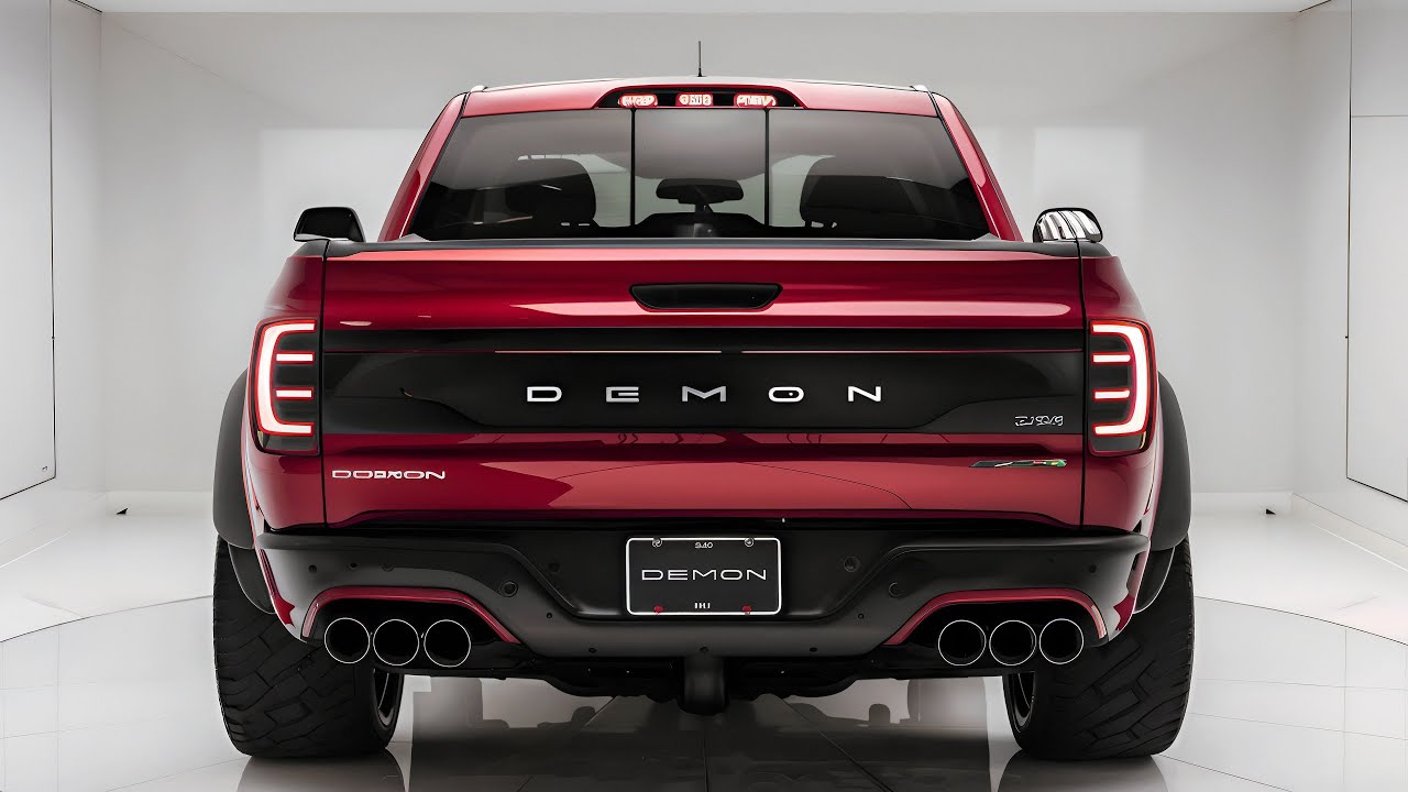 2025 Dodge Demon Pickup: Power, Luxury, and Performance Like Never Before!