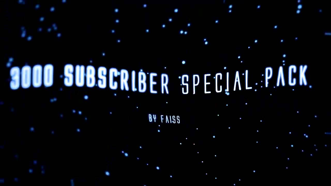 3k Subscriber Special