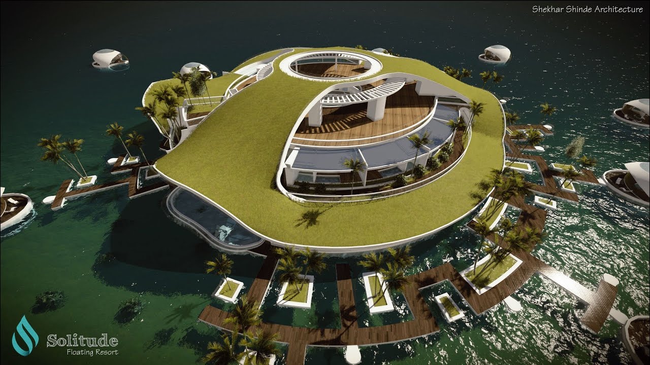 Floating Resort design by Shekhar Shinde