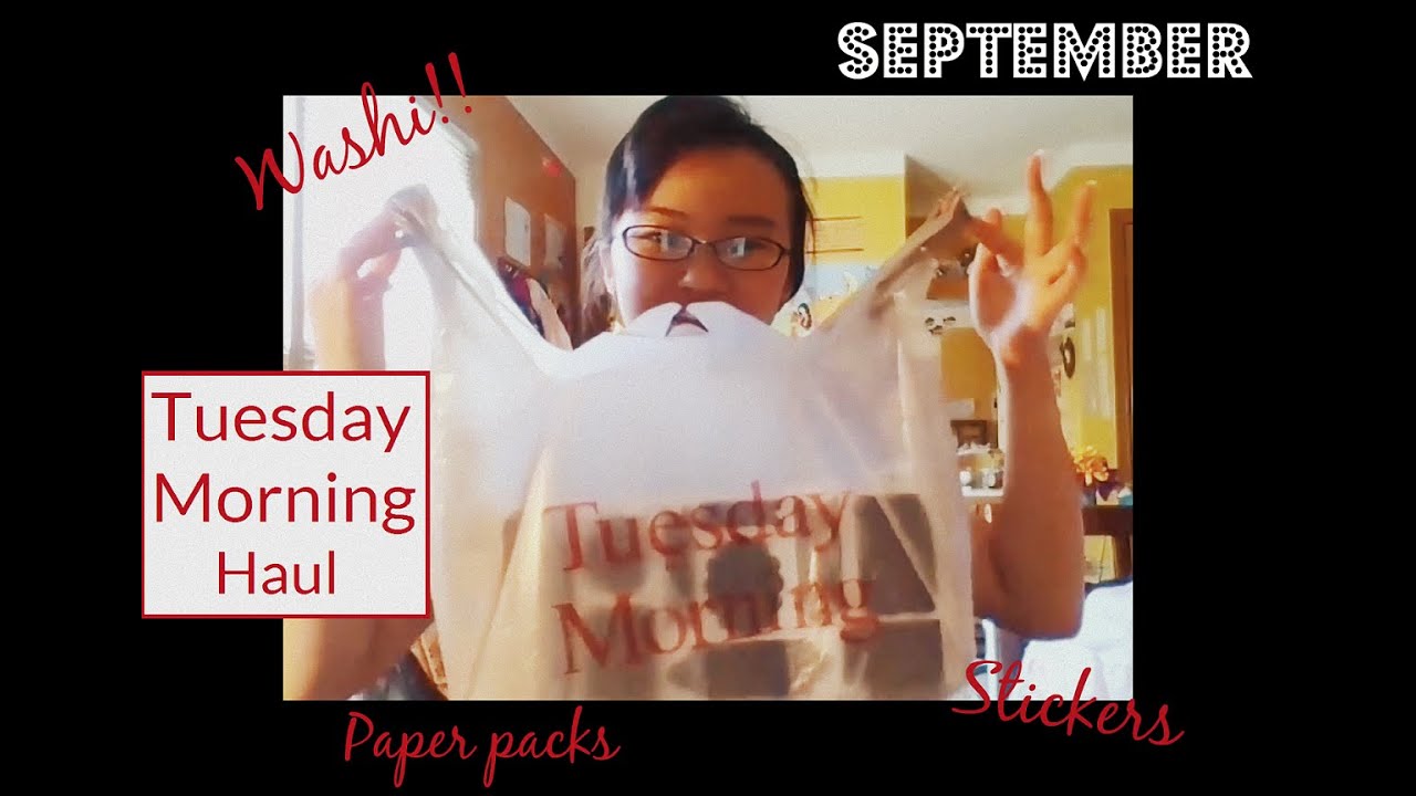 Tuesday Morning Haul - washi, stickers, paper pads!