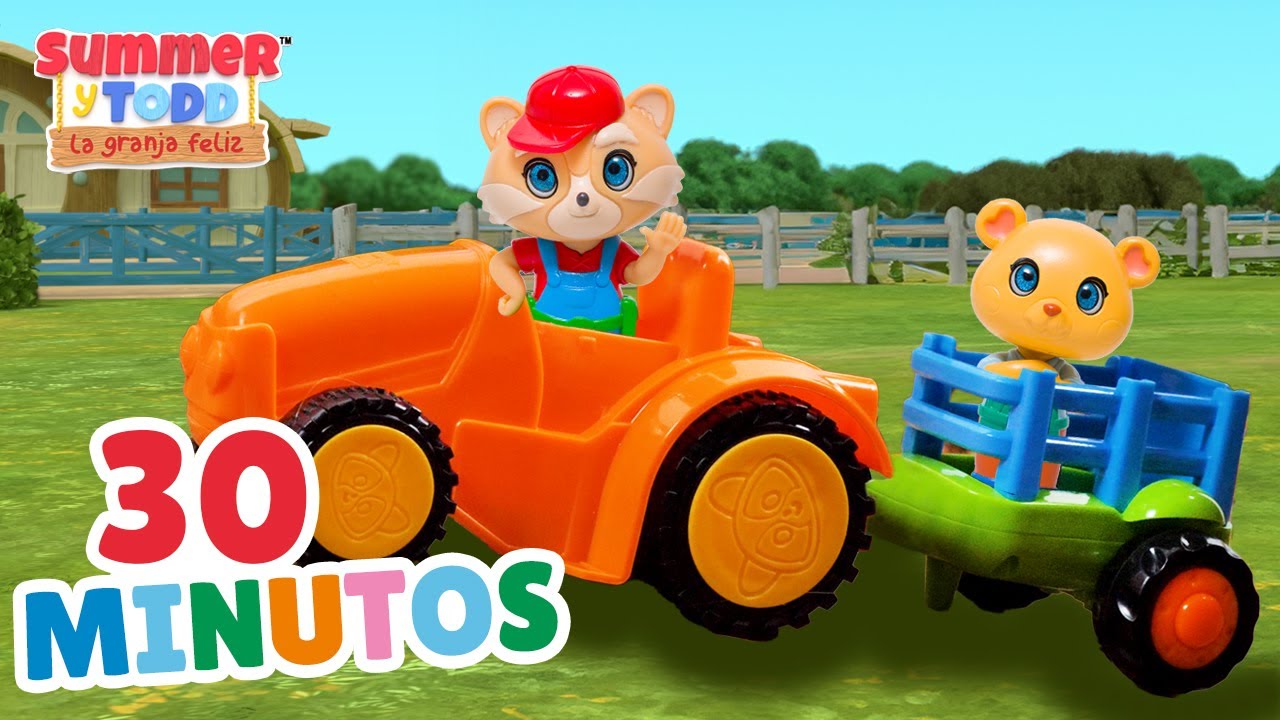 Summer & Todd | Tractores trabajando | ¡TODOS los tractores de la granja!