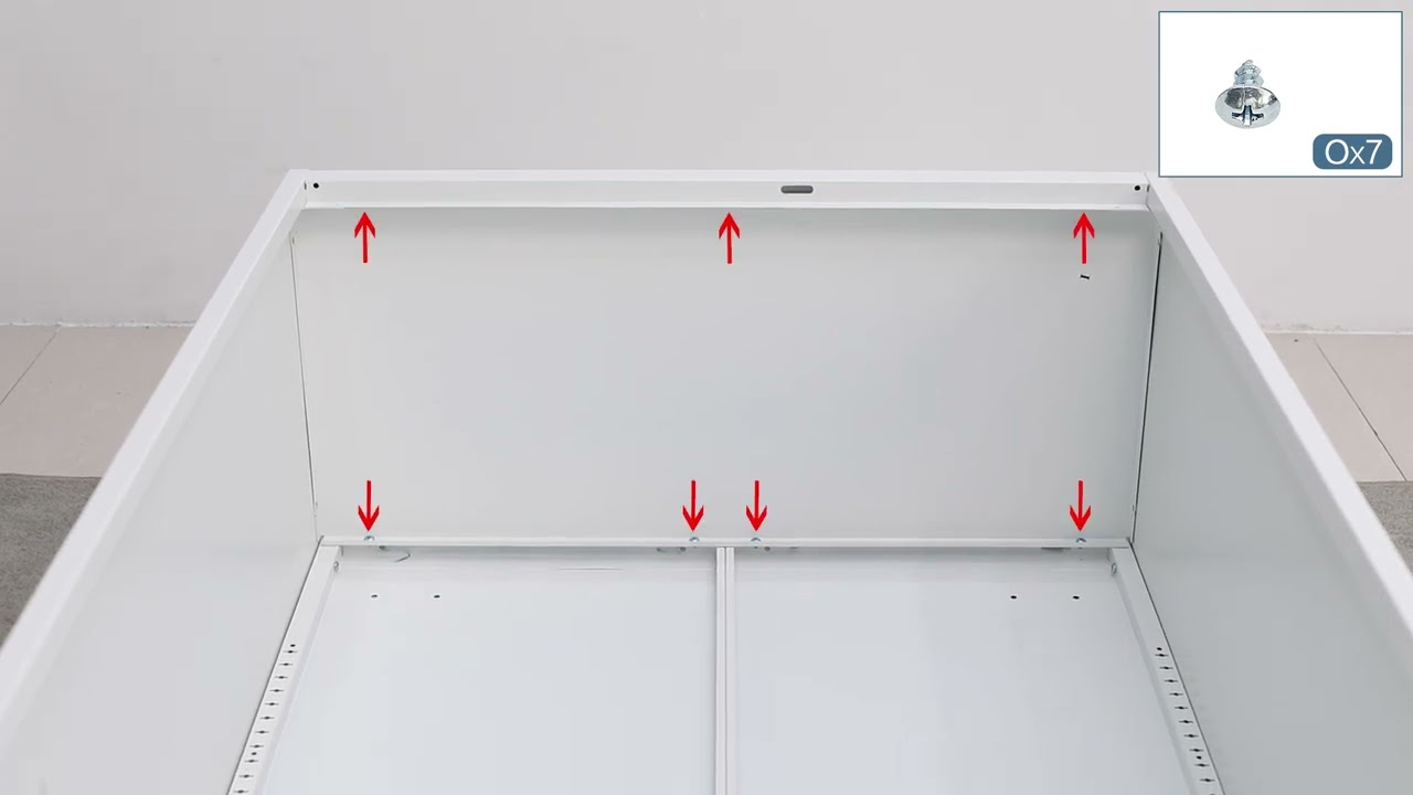 71 inch Metal Pantry Storage Cabinet  | Installation Guide