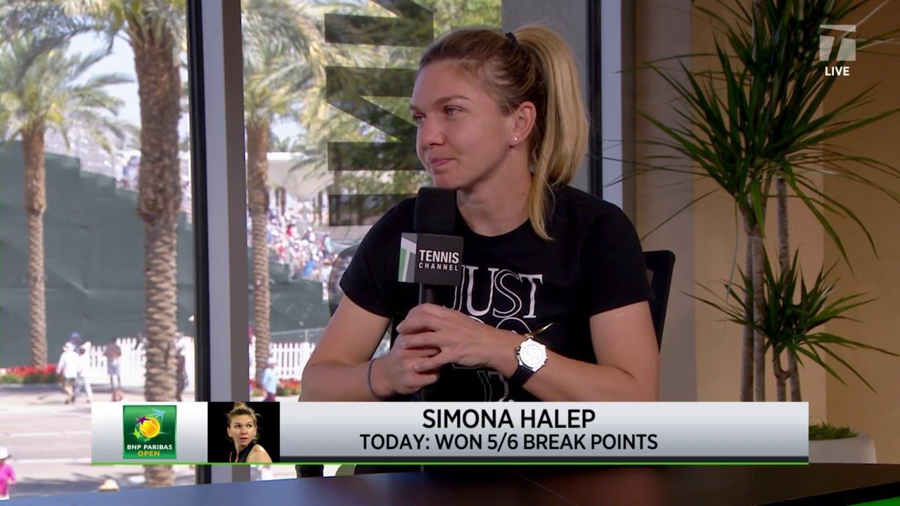 Simona Halep: 2022 Indian Wells Fourth Round Win Interview