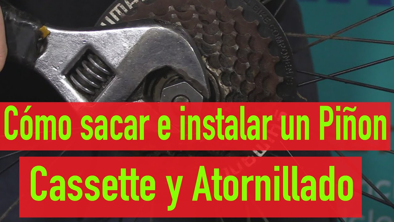 RUTA CLETA - CÓMO SACAR E INSTALAR UN PIÑÓN  ATORNILLADO Y CASSETTE
