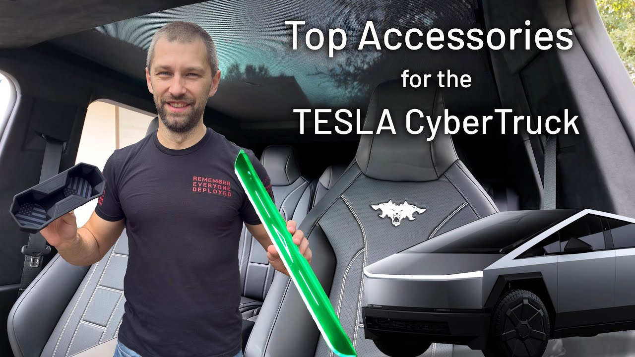 Лучшие аксессуары для моего Cybertruck + новые чехлы на сиденья CyberBeast!