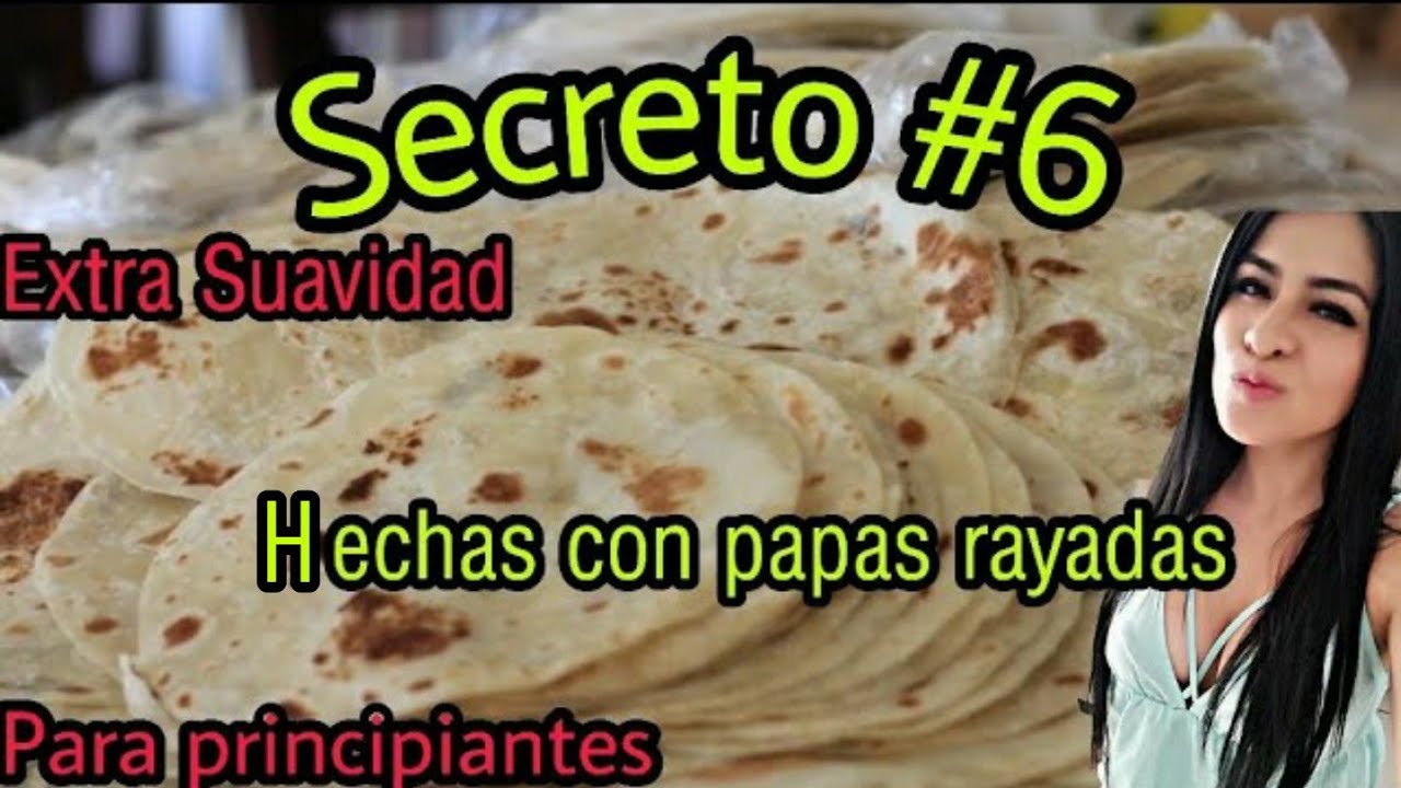 SI TIENES UNA PAPA Y HARINA! CREARÁS UNA DE LAS MEJORES TORTILLAS DE HARINA