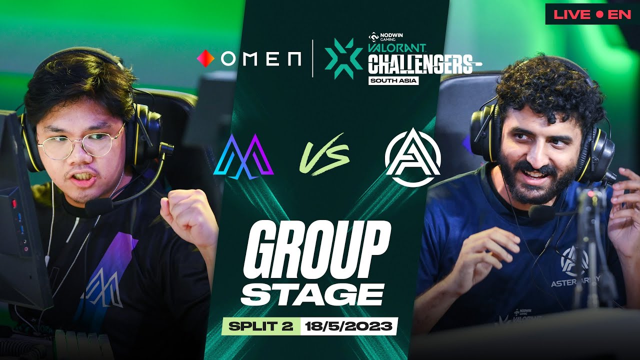 Medal Esports vs Aster Army [EN] Split 2 | NODWIN Valorant Challengers South Asia