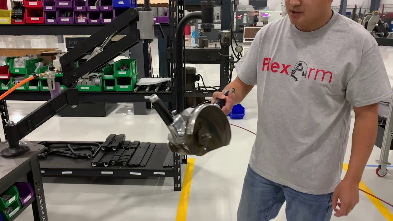 Ergonomic Problem Solving - B-19-RG with Grinder and Deburring Tool