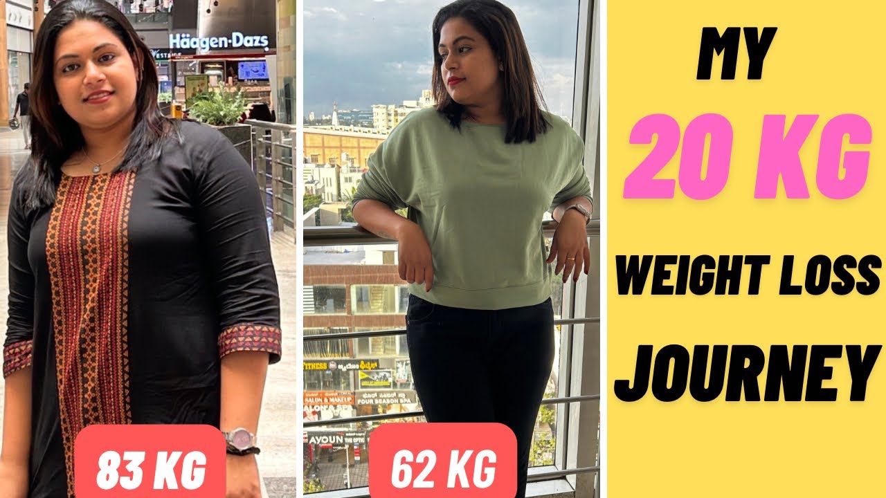 20 KG WEIGHT LOSS journey | How did i lose my weight | Effective weight loss tips