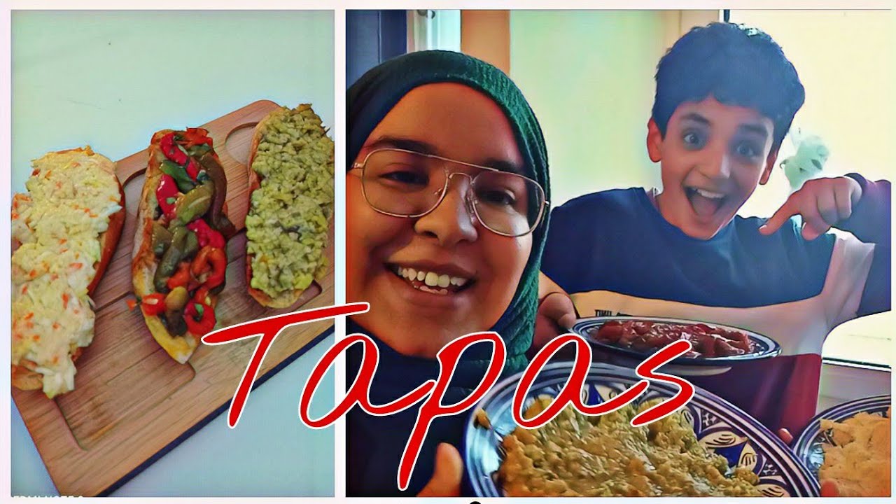 3 tipos de tapas, las mejores !!!  3 أنواع  من المقبلات سهلة و لذيذة !!!