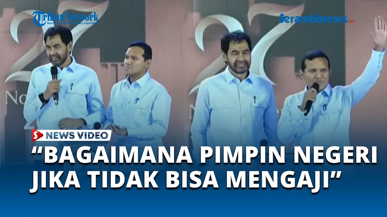 Tutup Debat, Pasangan Mualem  - Dek Fadh Pilih 'Bermain' Pantun