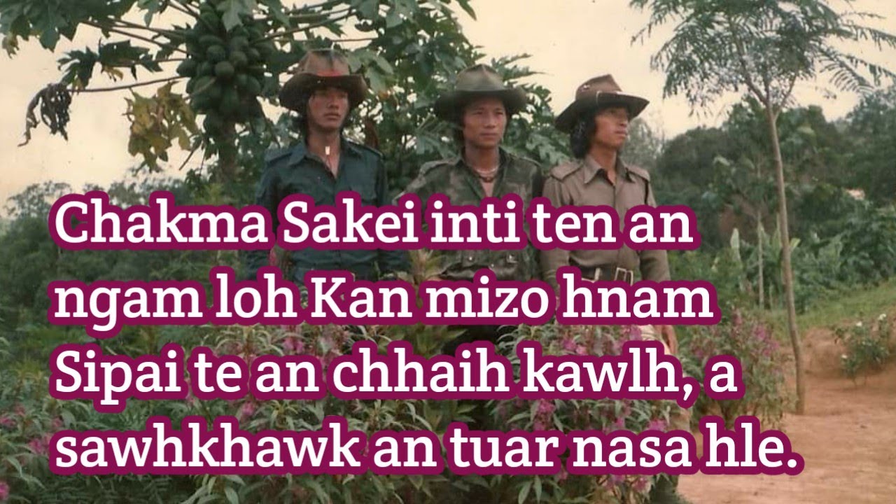 Hnam sipai leh Chakma Sakei inti te an in tawng.