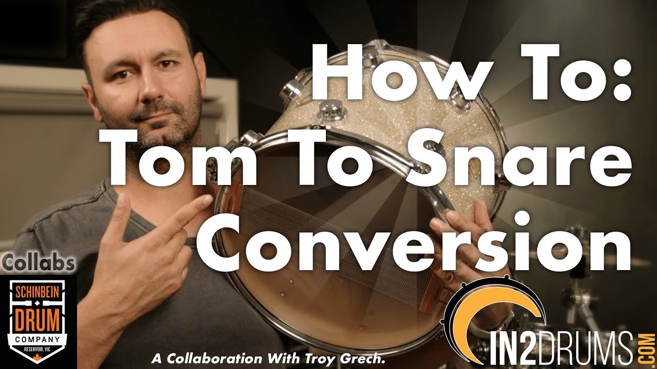 How To: Tom To Snare Conversion.  A Collaboration with Troy Grech from In2Drums