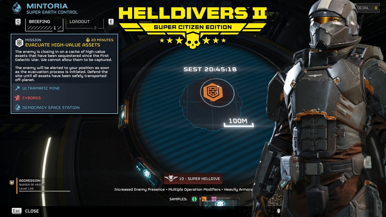 CYBORGS, PLANET MINTORIA, FORTRESS DEFENSE, DIFFICULTY 10 🫡 #helldivers2