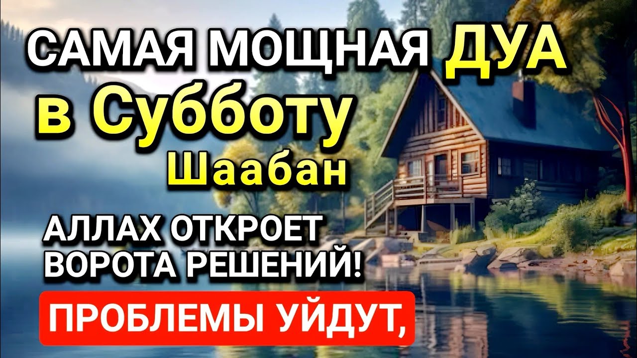 Самая сильная дуа в Субботу! Ризк, богатство, успех, счастье!l