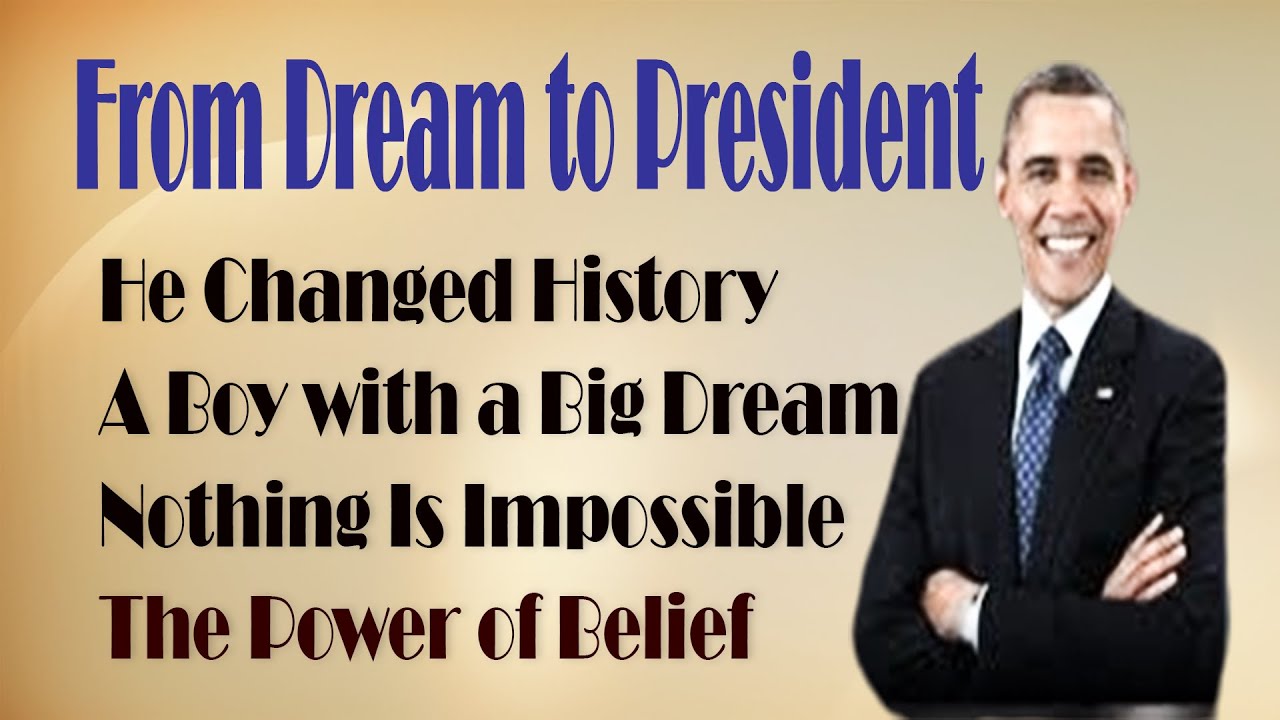 Barack Obama’s Journey 🏆 || Learn English Through Story Level 1|| English Listening Practice ✅