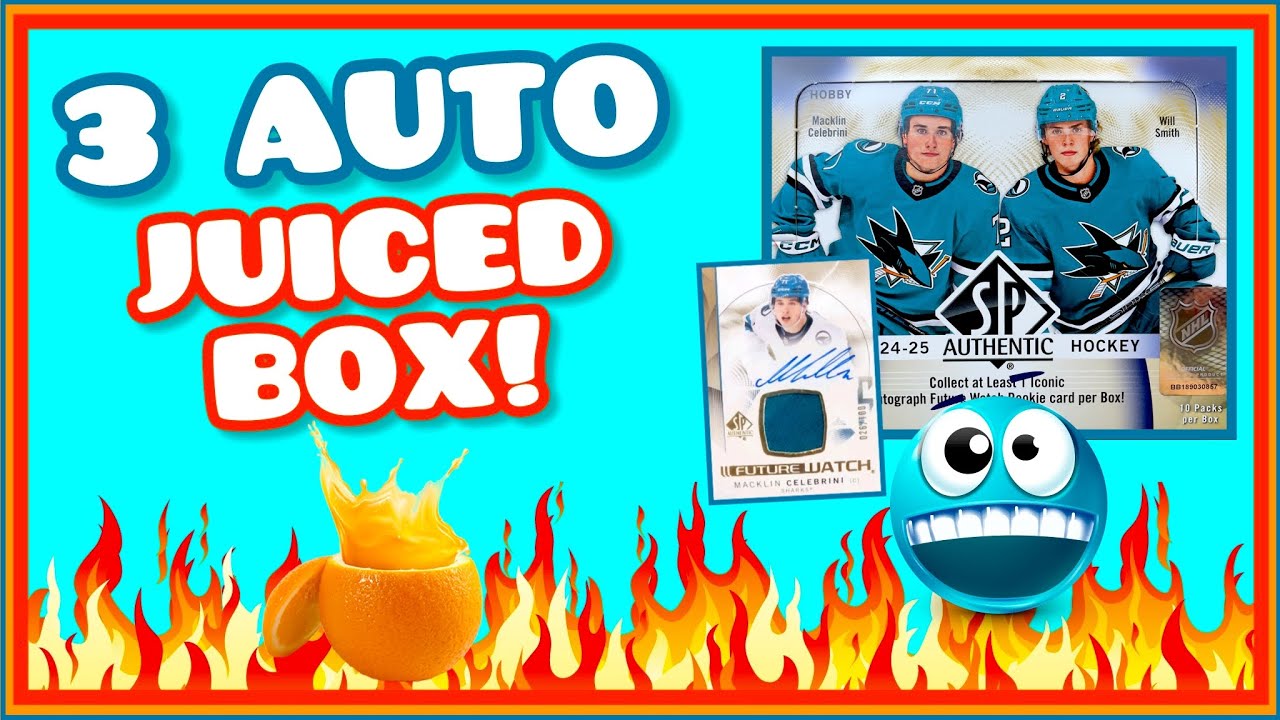 JUICED BOX! 2024-25 SP Authentic Hockey Hobby Box Break #1 (2025)
