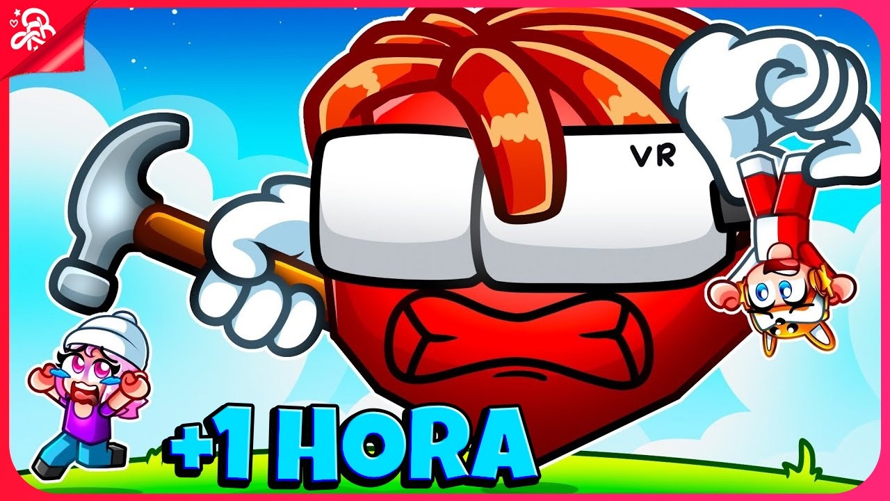 VIREI O BOSS DAVE EM REALIDADE VIRTUAL E DESAFIEI MEU IRMÃO +1 HORA