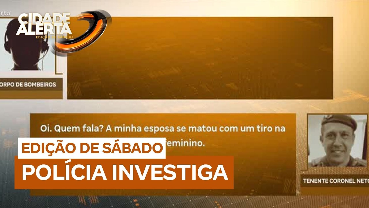 Cidade Alerta tem acesso a ligação de emergência do coronel Geraldo Neto após a esposa ser baleada