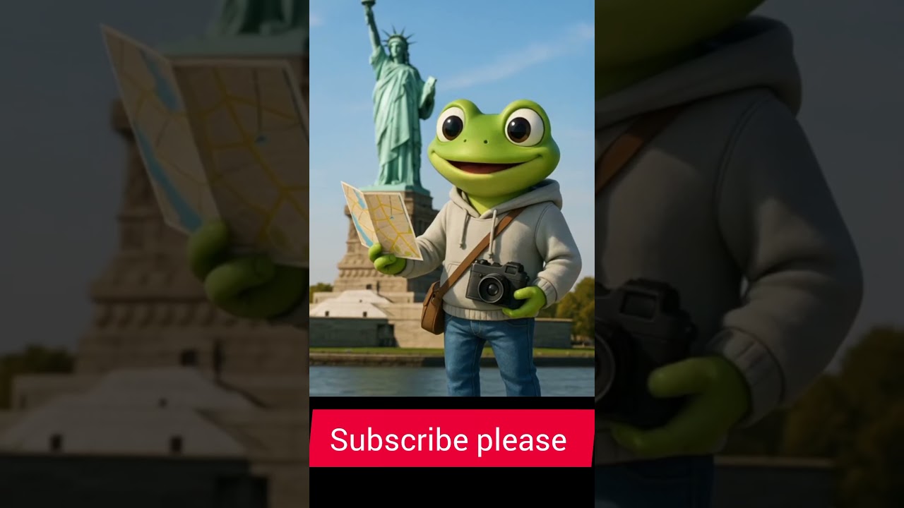 Wonder Frog Visits New York City | Funny 3D Cartoon Adventure #wonder frog#shortsfeed